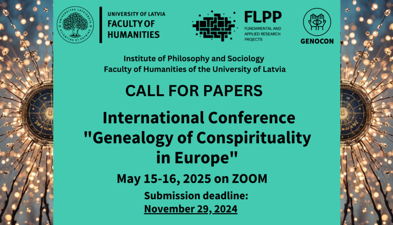 International Scientific Conference "Genealogy of Conspirituality in Europe"