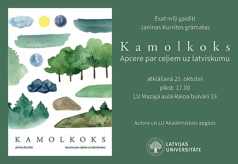 Atklās profesores Janīnas Kursītes monogrāfiju “Kamolkoks. Apcere par ceļiem uz latviskumu”