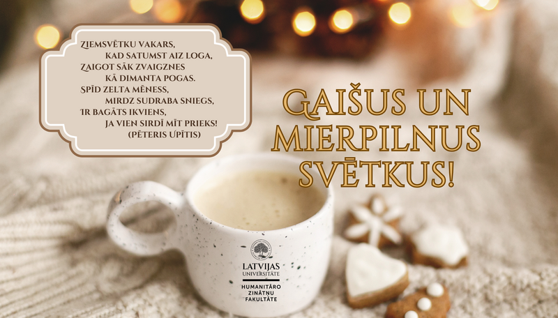 Gaišus un mierpilnus Ziemassvētkus!