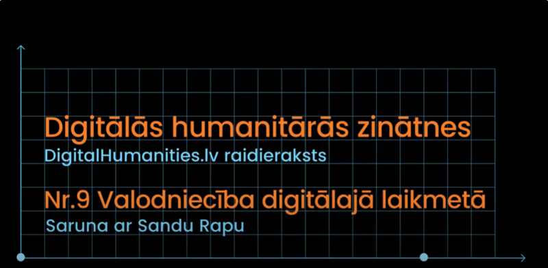 Raidieraksta “Digitālās humanitārās zinātnes” 9. epizodē – saruna ar LU HZF Latviešu valodas institūta direktori Sandu Rapu